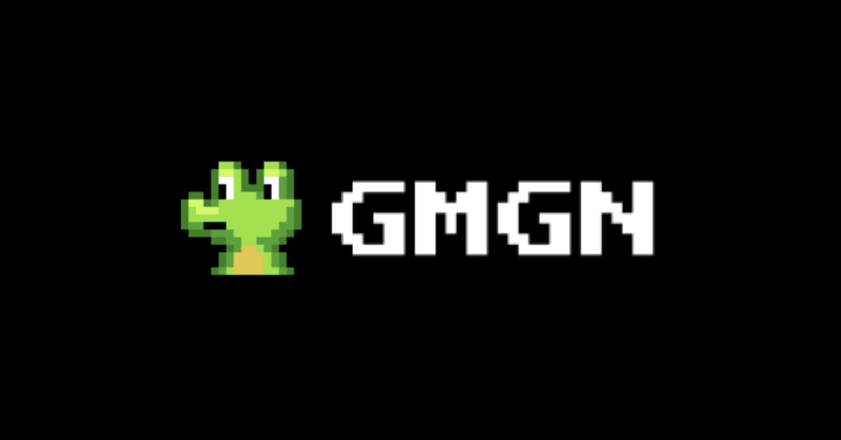 GMGN logo featuring a pixelated green frog, representing a Solana whale wallet tracking tool for crypto investors